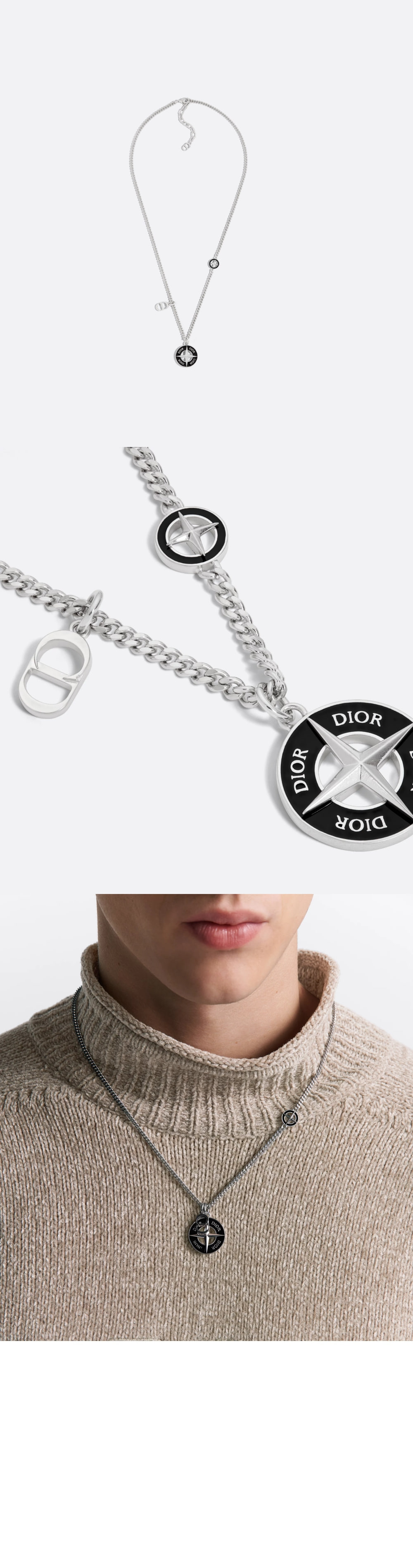 AND STONE ISLAND 펜던트 목걸이 N2804
