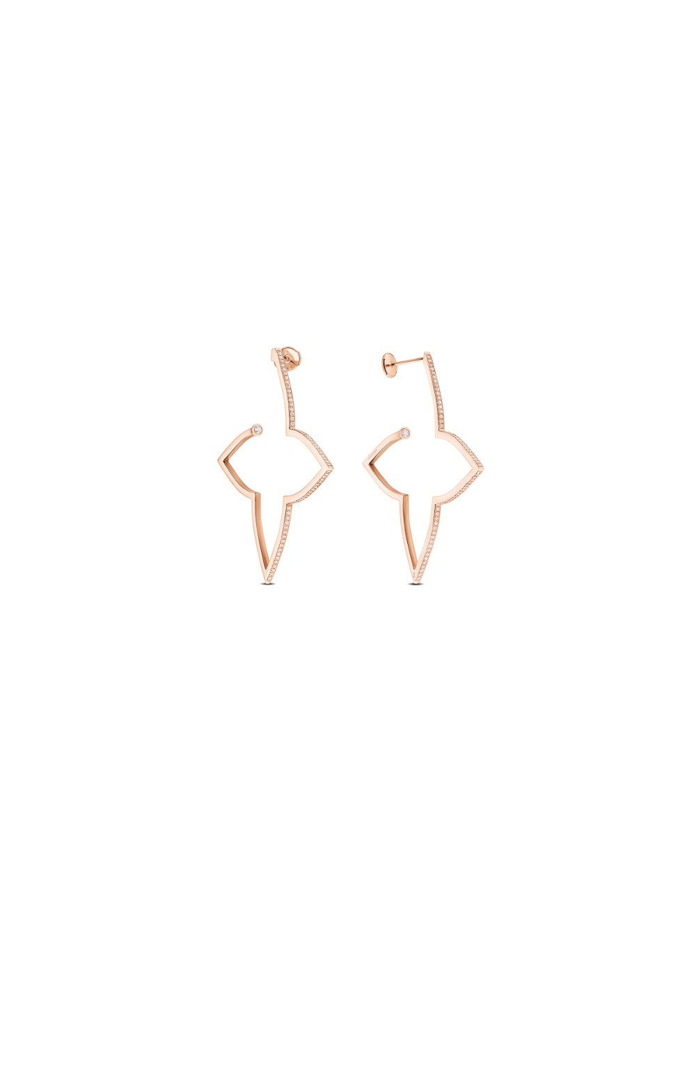 옹브레 블라썸 XL 후프 귀걸이 Q06969