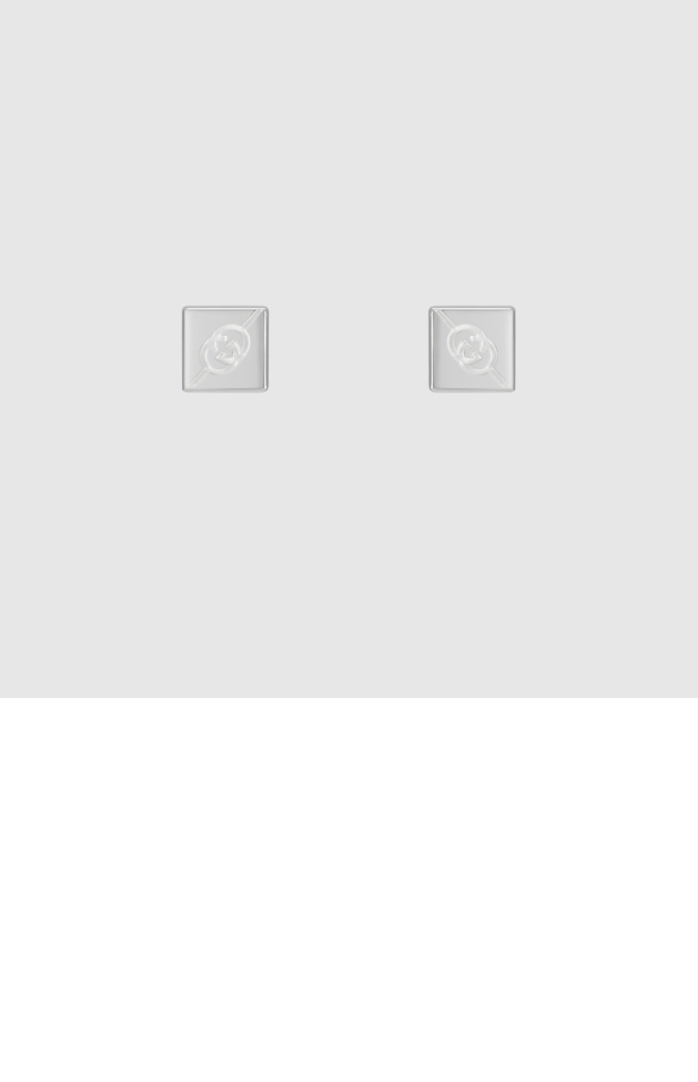 다이애그널 인터로킹 G 귀걸이 774033