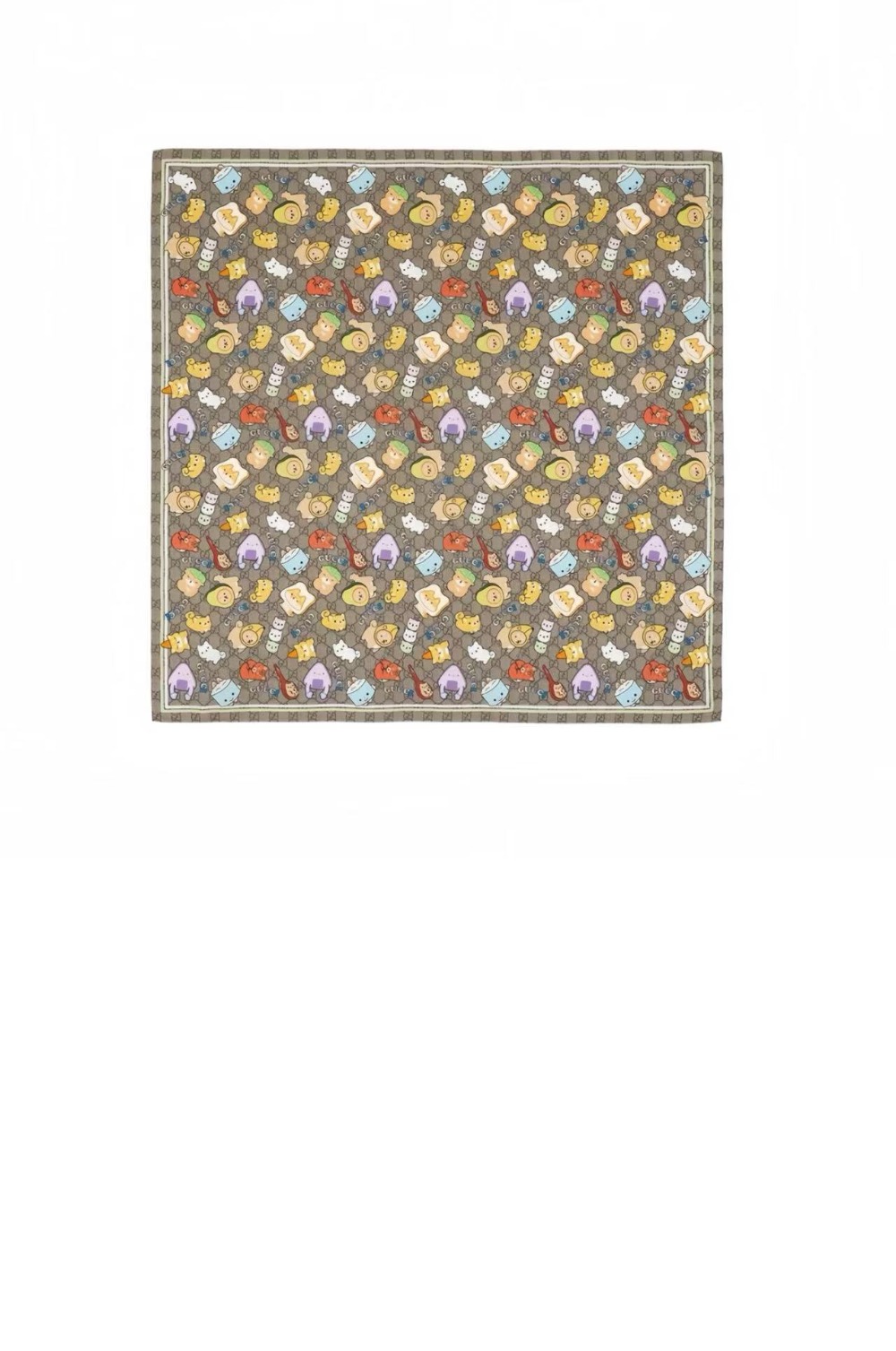 GG Animal Print Silk 736255