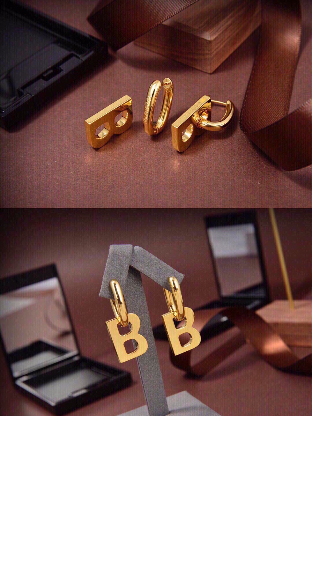 B 체인 XS 귀걸이 655286