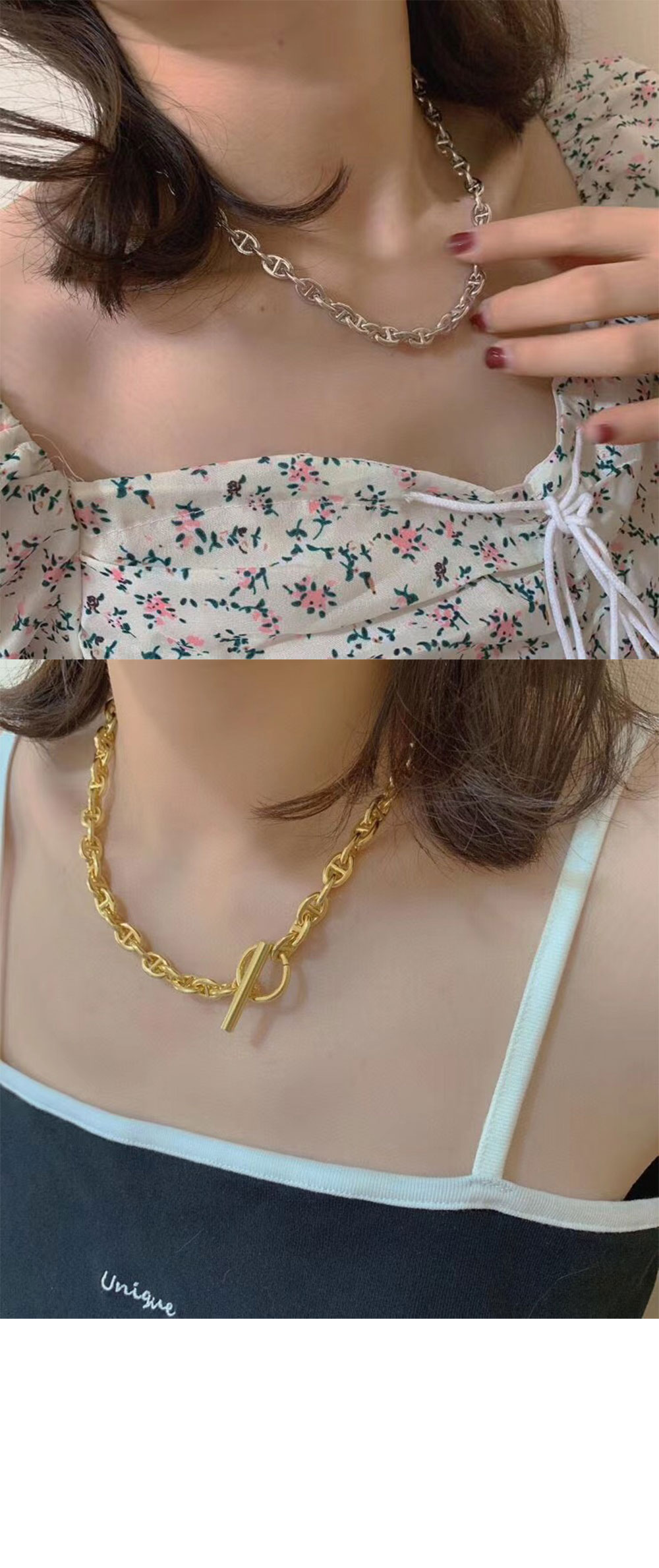 에르메스 샹달 목걸이 스몰