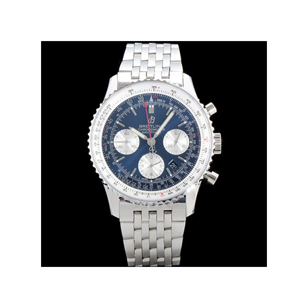 BREITLING 브라이틀링 신형 스틸-브레슬릿 UP AB0127211C1X2 "네비타이머1 B01크로노그래프" 블루 다이얼 7750B-2오토매틱 무브먼트 bre0314 - Breitling Navitimer Bracelet Best Edition Chronograph Blue Dial 7750B-2 High Quilty Automatic Movement