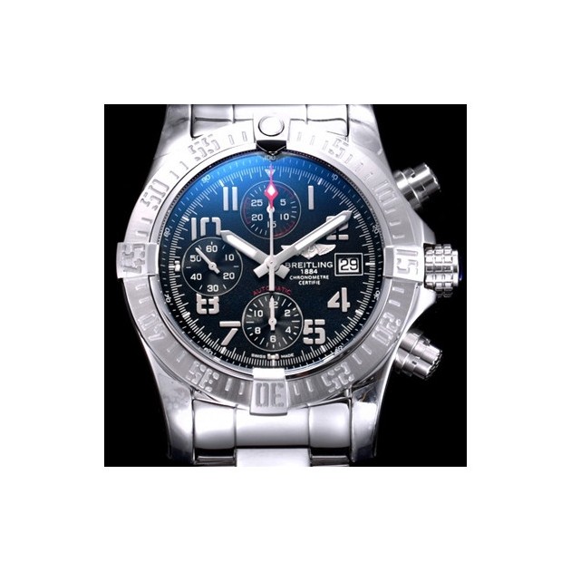 BREITLING 브라이틀링 어벤져II A1337111|BC28|168A 스카이랜드1884 크로노그래프 블랙 다이얼 브레이슬릿 7750B-2오토매틱 무브먼트 bre0256 - Breitling Skyland Avenger Chronograph Black Dial Bracelet 7750B-2 High Quilty Automatic Movement