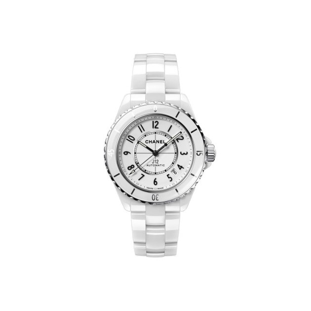 15위 CHANEL 샤넬 J12 H0968 남성,여성 커플용 신상모델! 100%세라믹 소재 화이트 다이얼 세계적 범용 쿼츠 무브먼트 cha0142 - CHANEL J12 TOP Grade Quality Ladies Full Ceramic White Dial Swiss Ronda Quartz Movement