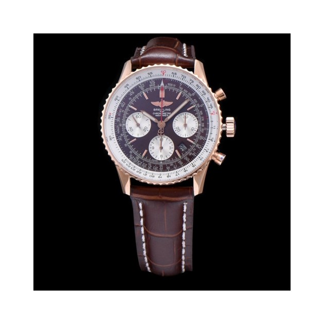 BREITLING 브라이틀링 "현빈 시계" 네비타이머 RB0121211B1P1 크로노그래프 18K 로즈골드 블랙 다이얼 오토매틱 무브먼트 bre0305 - Breitling Navitimer Best Edition Chronograph 18k RoseGold Black Dial Automatic Movement