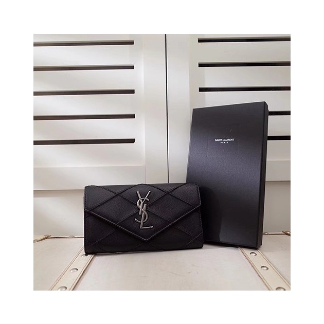 SAINT LAURENT 생로랑 플랩 장지갑 455662