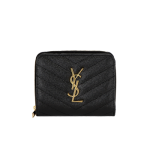 SAINT LAURENT 생로랑 모노그램 컴팩트 지퍼어라운드 지갑