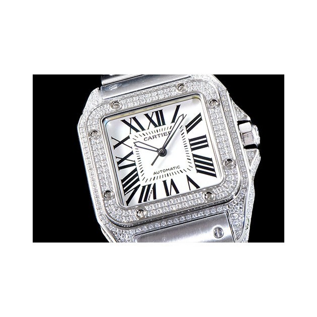 CARTIER 까르띠에 산토스 38mm WM505014-3
