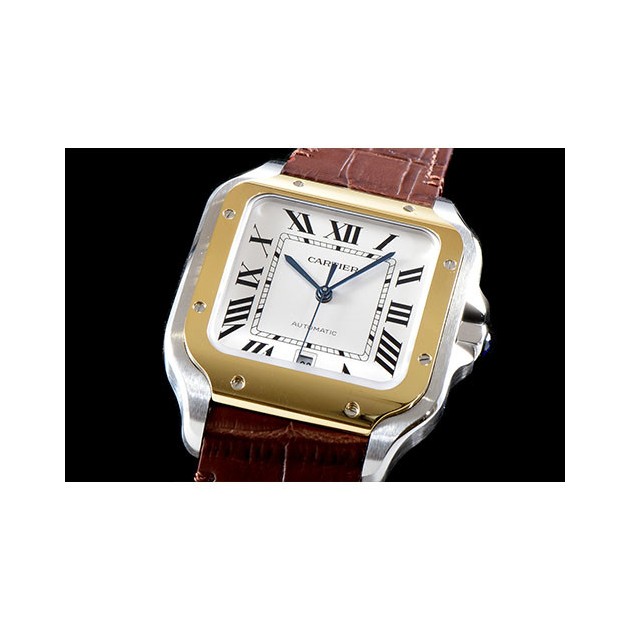 CARTIER 까르띠에 산토스 40mm-13 수정형 W2SA0006