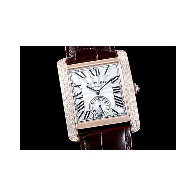 CARTIER 까르띠에 탱크 남성용 44mm-52 W5330001