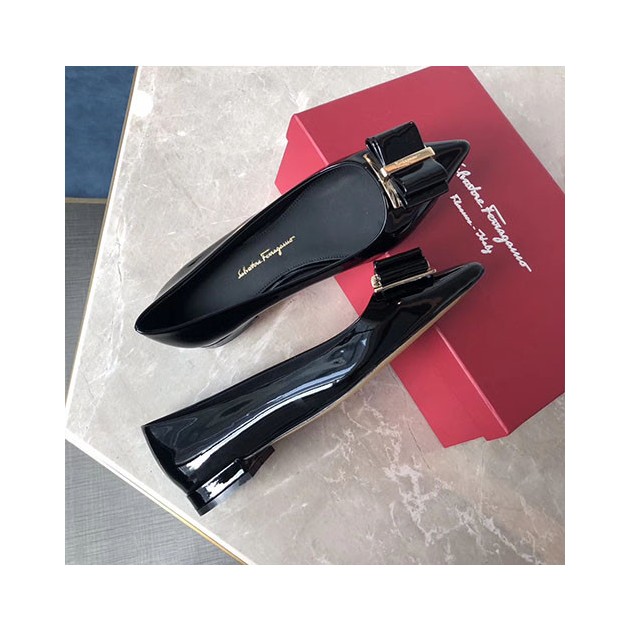 FERRAGAMO 페레가모 더블보우 플랫 M1620-5