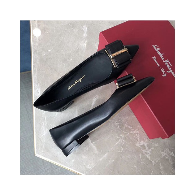 FERRAGAMO 페레가모 더블보우 플랫 M1620-6