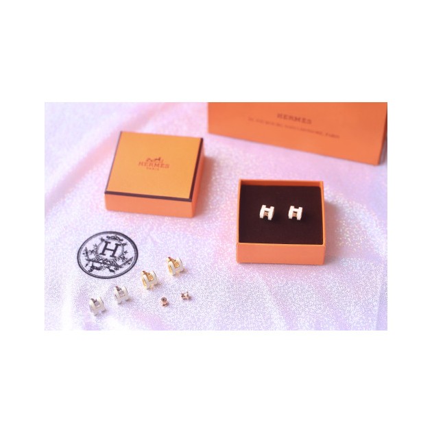 HERMES 에르메스 H 귀걸이