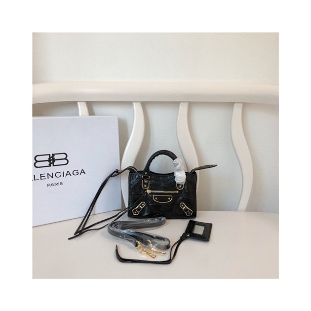 BALENCIAGA 발렌시아가 시티 모터백 미니 18CM B50091 2020신상