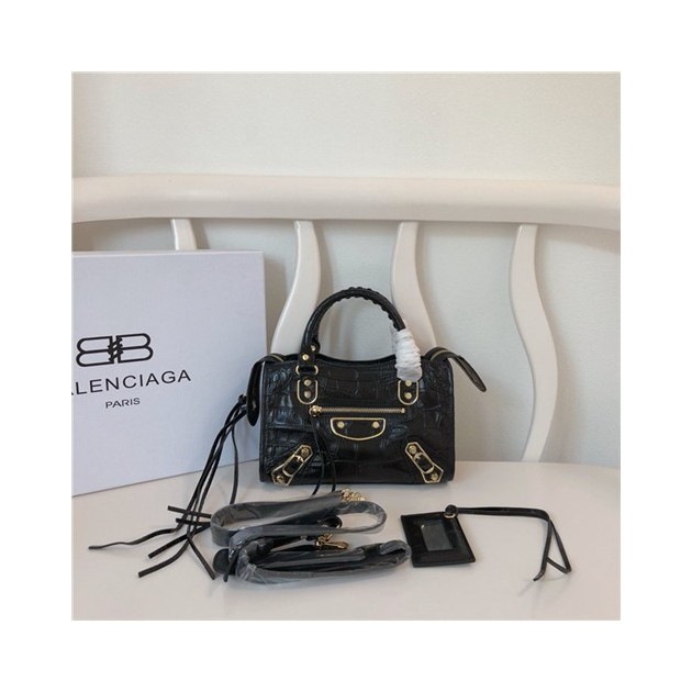 BALENCIAGA 발렌시아가 시티 모터백 스몰 24CM B50092 2020신상