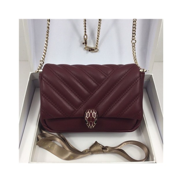 BULGARI 불가리 세르펜티 카보숑 미니 숄더백 BV288760-3