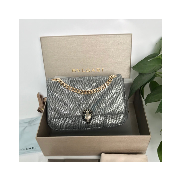 BULGARI 불가리 세르펜티 카보숑 숄더백 BV287880-3