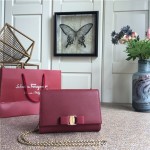 FERRAGAMO 페레가모 미니 체인 숄더백 19CM 22B558-1