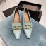BOTTEGA VENETA 보테가베네타 키튼 힐 송치 가죽 로퍼 굽높이4.5CM  BV90610-2 2020/신상