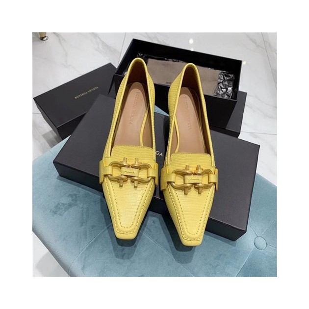 BOTTEGA VENETA 보테가베네타 키튼 힐 송치 가죽 로퍼 굽높이4.5CM  BV90610-3 2020/신상