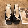 FENDI 펜디 슬리퍼 굽높이7CM 봄신상 (250사이즈 주문제작)