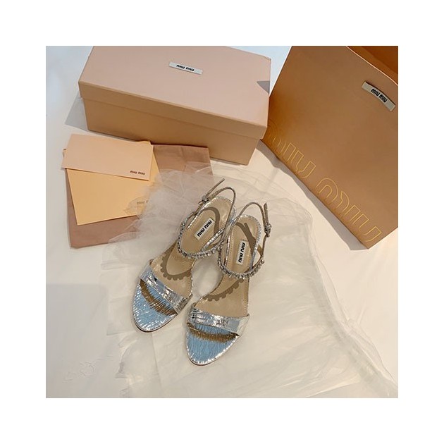 MIUMIU 미우미우 샌들힐 굽높이6.5CM 봄신상