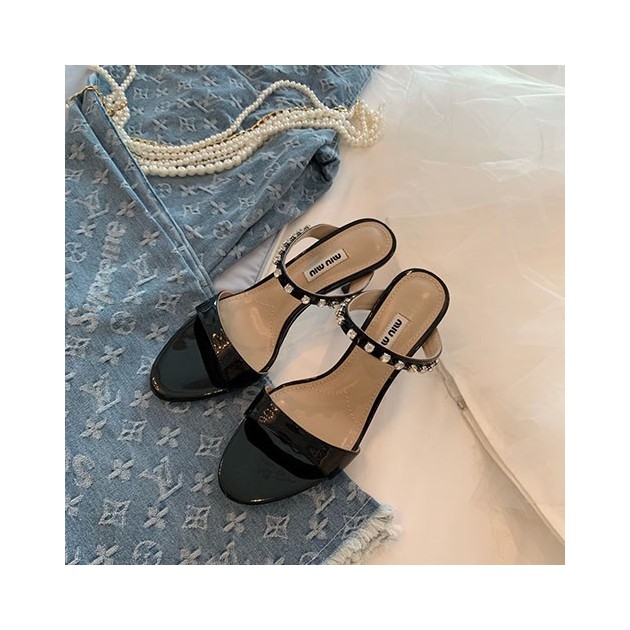 MIUMIU 미우미우 샌들 굽높이 8.5CM 봄신상