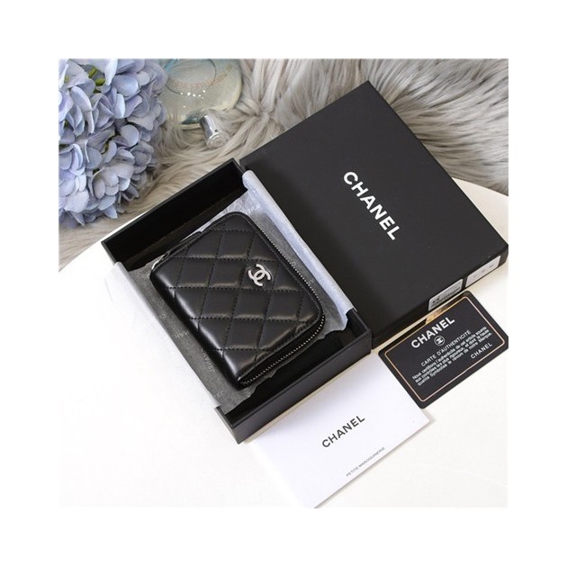 CHANEL 샤넬 램스킨 카드&동전지갑 C0019-2 2020/신상