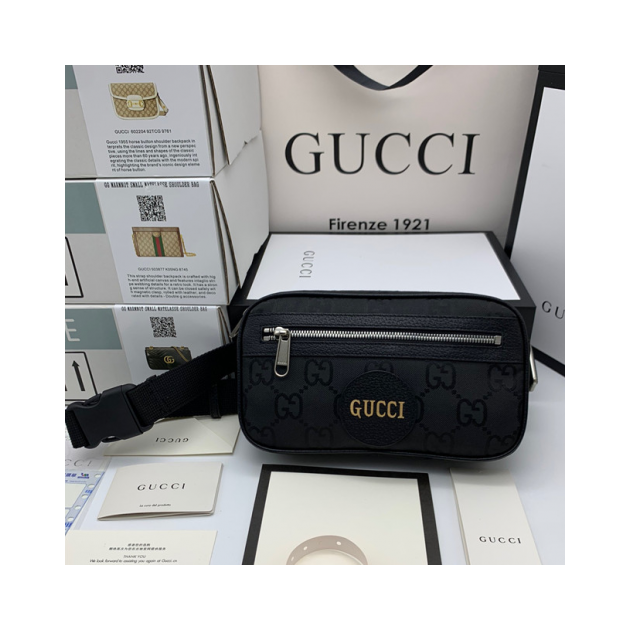 GUCCI 구찌 벨트백 오프 더 그리 힙색 크로스백 631341 2020/신상