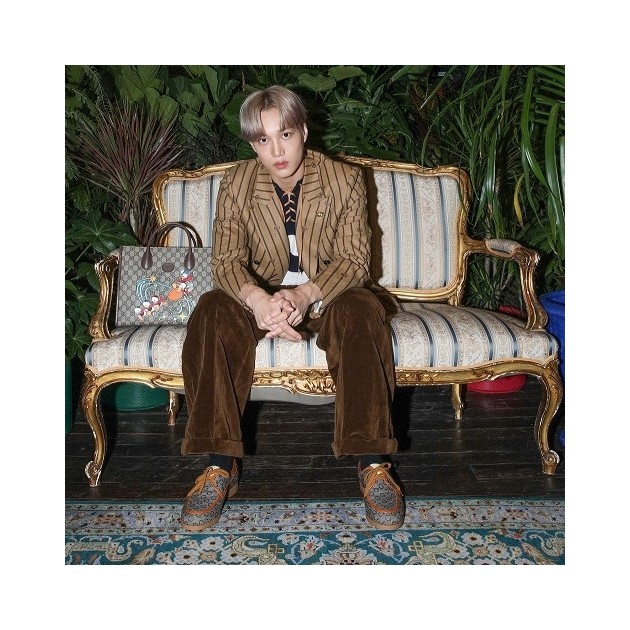 [엑소 카이] GUCCI 구찌 x 디즈니 콜라보 도널드 덕 토트백