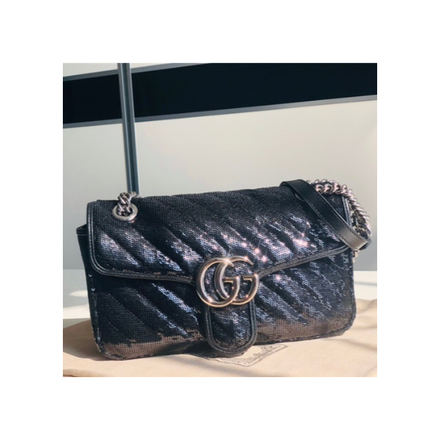 GUCCI 구찌 GG마몽 마틀라세 숄더백 443497 /신상