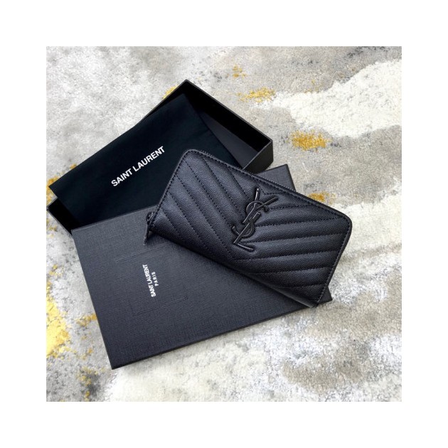 SAINT LAURENT 생로랑 지퍼 장지갑 (금장/은장/흑장)