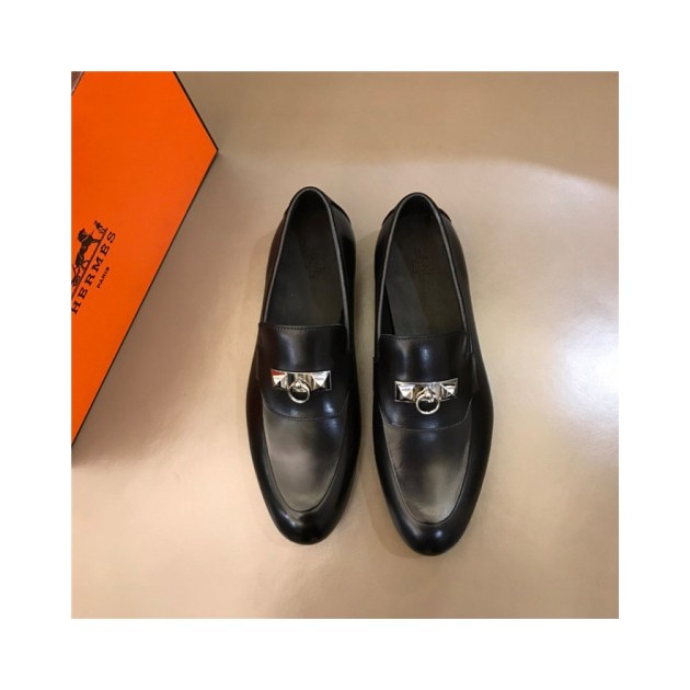 HERMES 에르메스 남성용 구두 H69880-2 (은장/흑장)