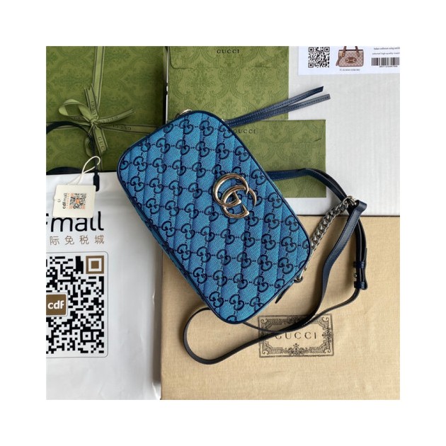 GUCCI 구찌 마몬트 마틀라세 숄더백 스몰 447632