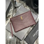 SAINT LAURENT  생로랑 클러치 금장 라지