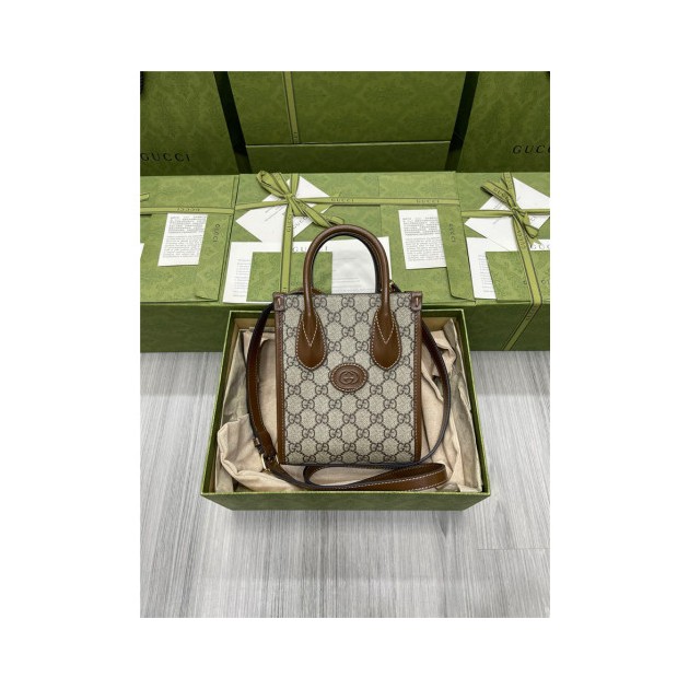 GUCCI 구찌 인터로킹 G 미니 토트백 671623