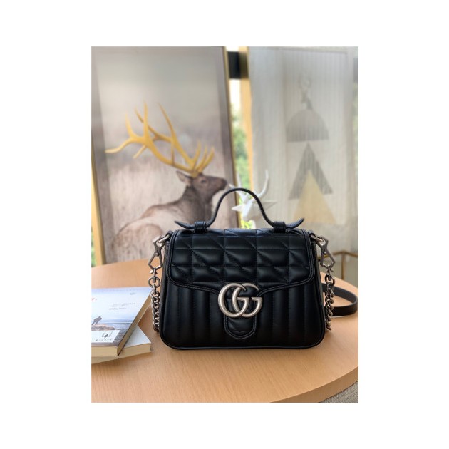 GUCCI 구찌 GG마몽 마틀라세 탑 핸들 58357