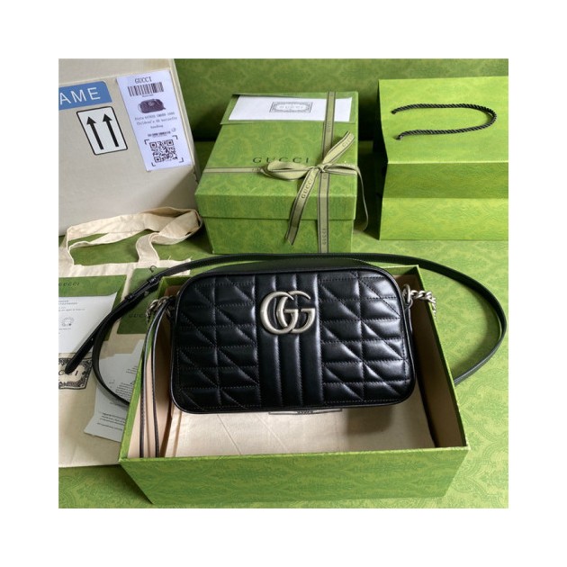 GUCCI 구찌 GG 마몬트 마틀라세 스몰 숄더백 447632
