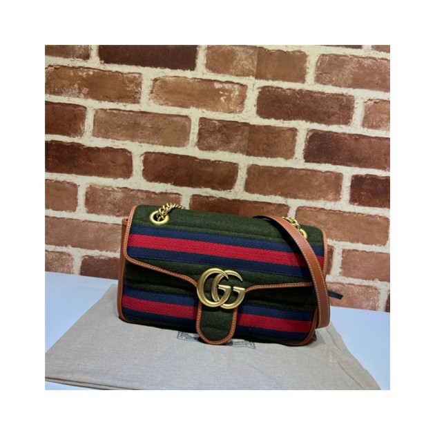 GUCCI   구찌 GG 마몬트 숄더백 443497