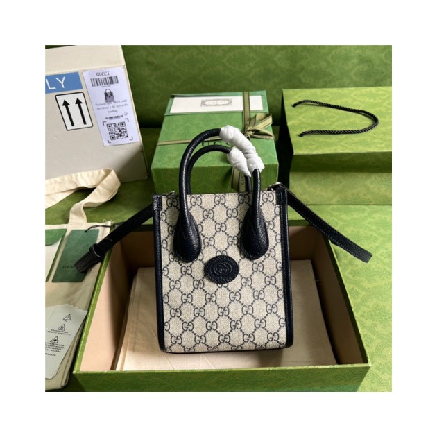 GUCCI  구찌 인터로킹 G 미니 토트백 671623