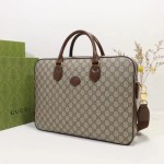 GUCCI 구찌 인터로킹 GG 브리프케이스 서류가방 케이스