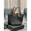 SAINT LAURENT 생로랑 라피아 파니에 토트백 미듐 Y685618