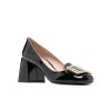 MIUMIU 미우미우 페이던트 레더 펌프스 구두 (굽7.5CM) M32010