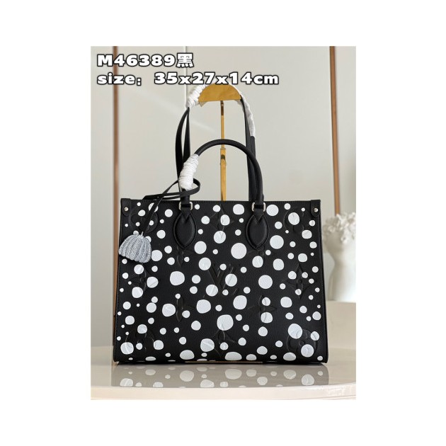 LOUIS VUITTON 루이비통 쿠사마 야요이 콜라보 온더고 MM M46389