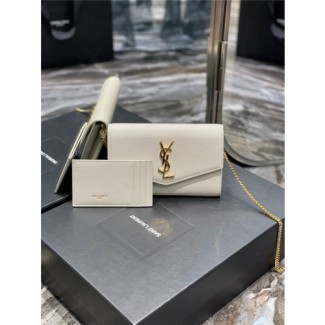 SAINT LAURENT 생로랑 업타운 엔벨로프 체인 지갑 607788
