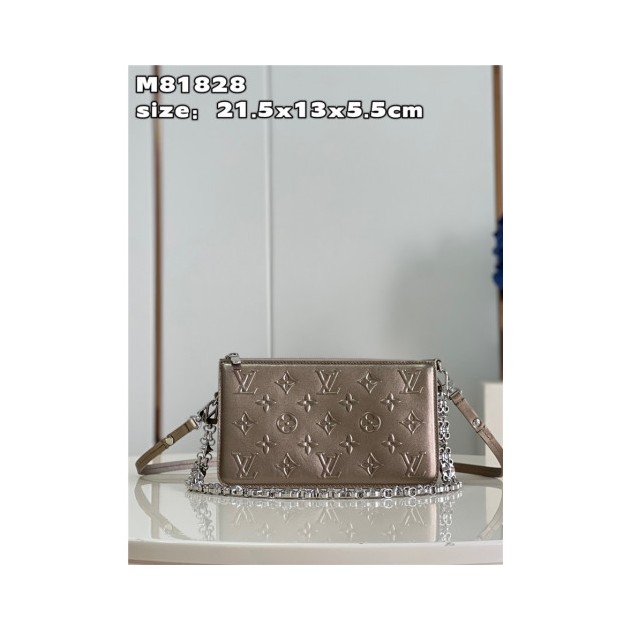 LOUIS VUITTON 루이비통 렉싱턴 파우치 라이트 골드 M81828