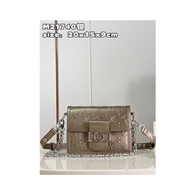 LOUIS VUITTON  루이비통 미니 도핀 라이트 골드 M21740