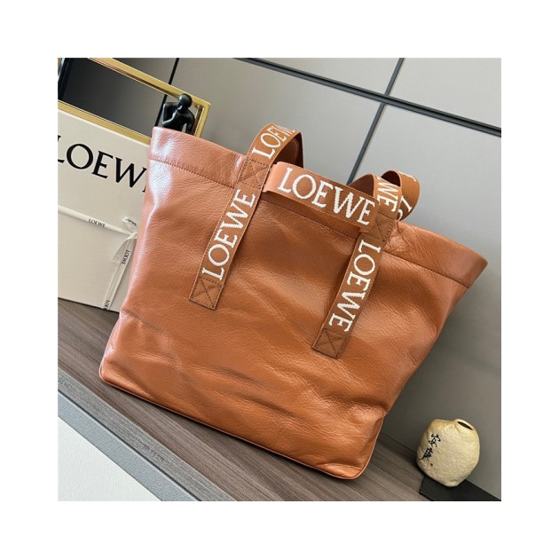 LOEWE 로에베 카프스킨 폴드 쇼퍼백 L6088