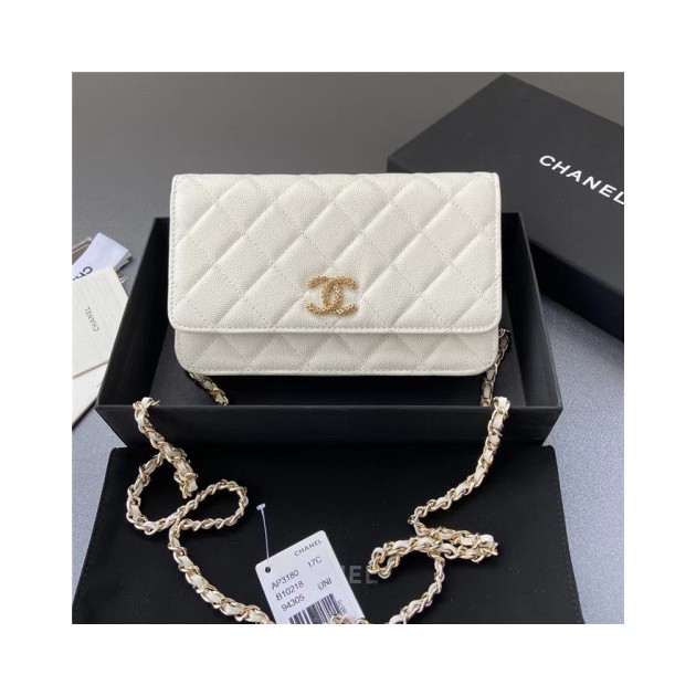 CHANEL 샤넬 WOC 체인 크로스백 AP3180